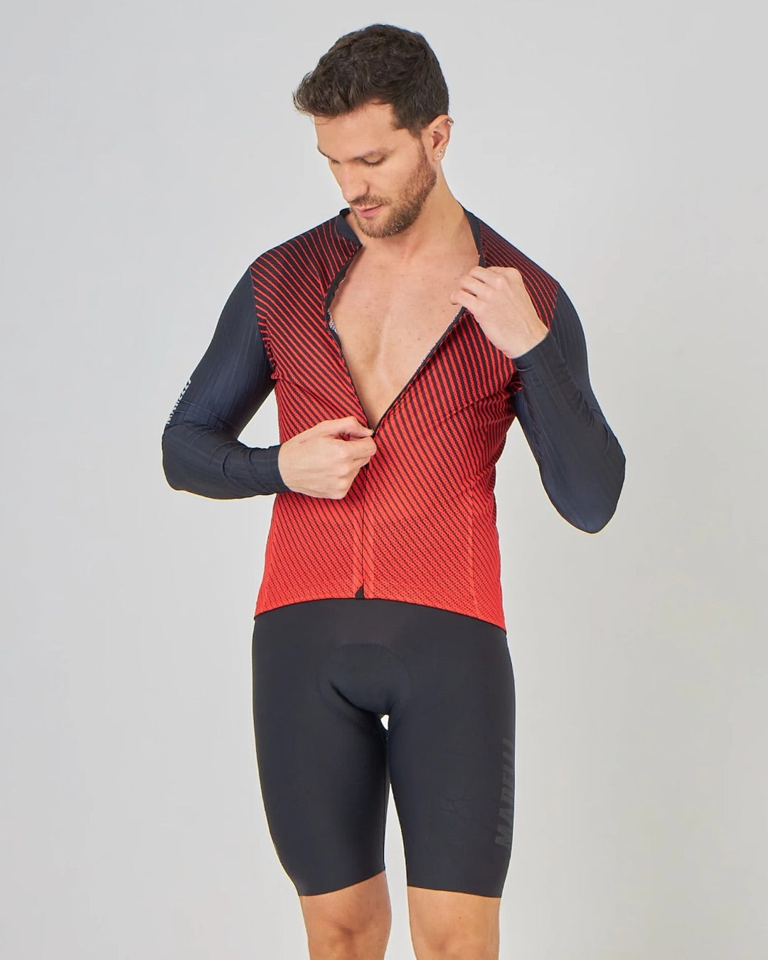 CAMISA LASER CROSS RED MANGA LONGA