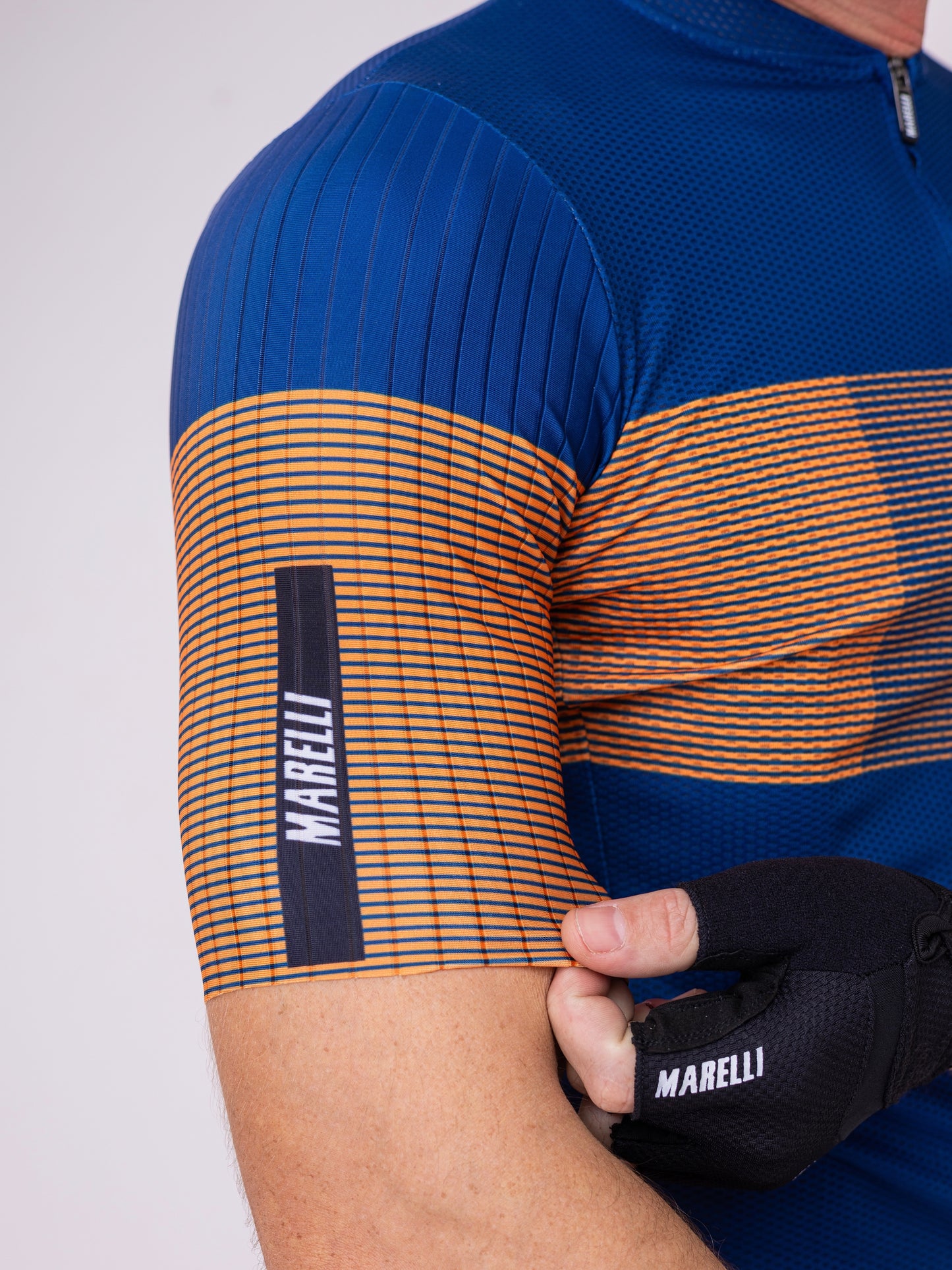 CAMISA LASER STRIPE ORANGE