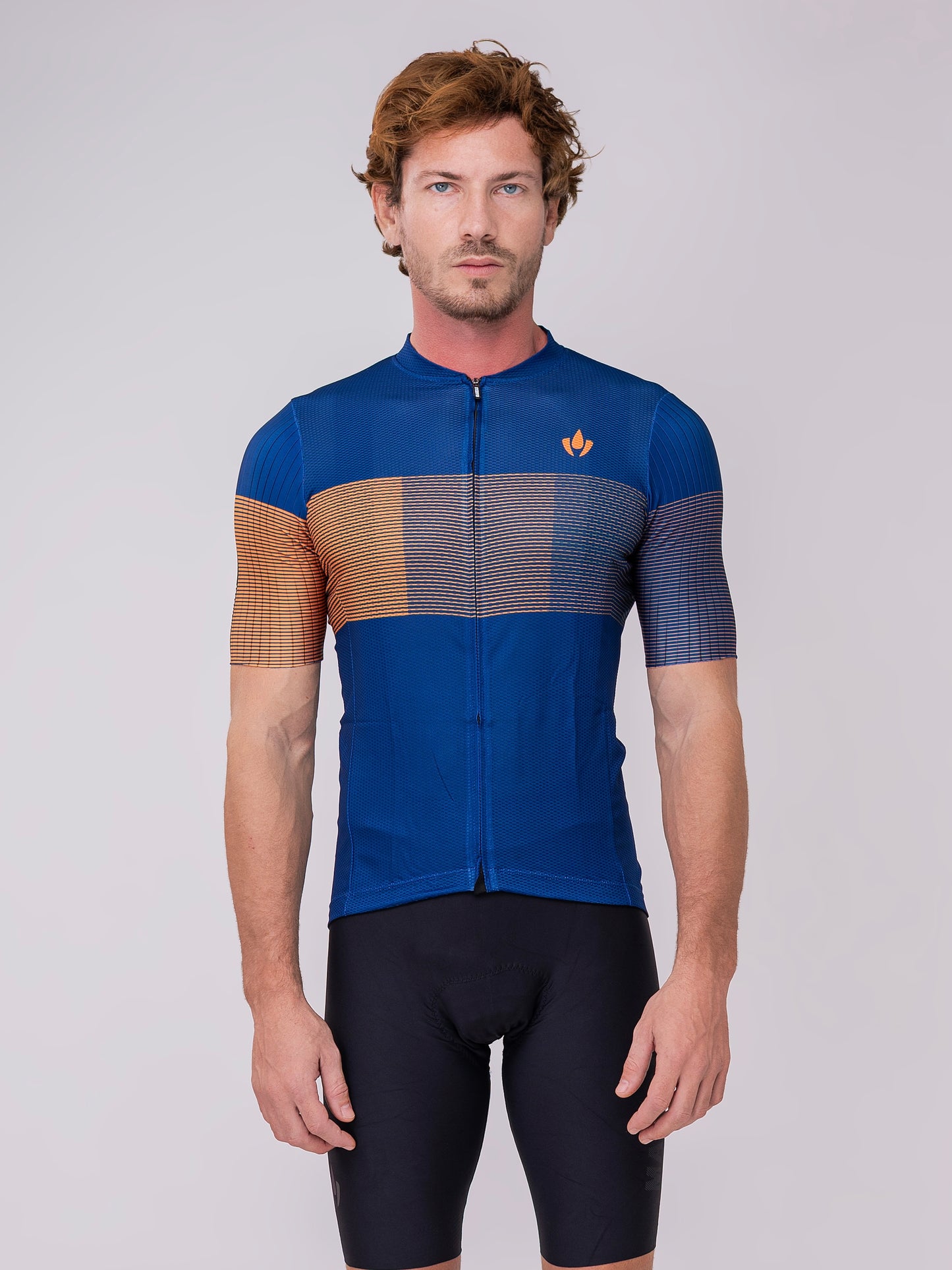 CAMISA LASER STRIPE ORANGE