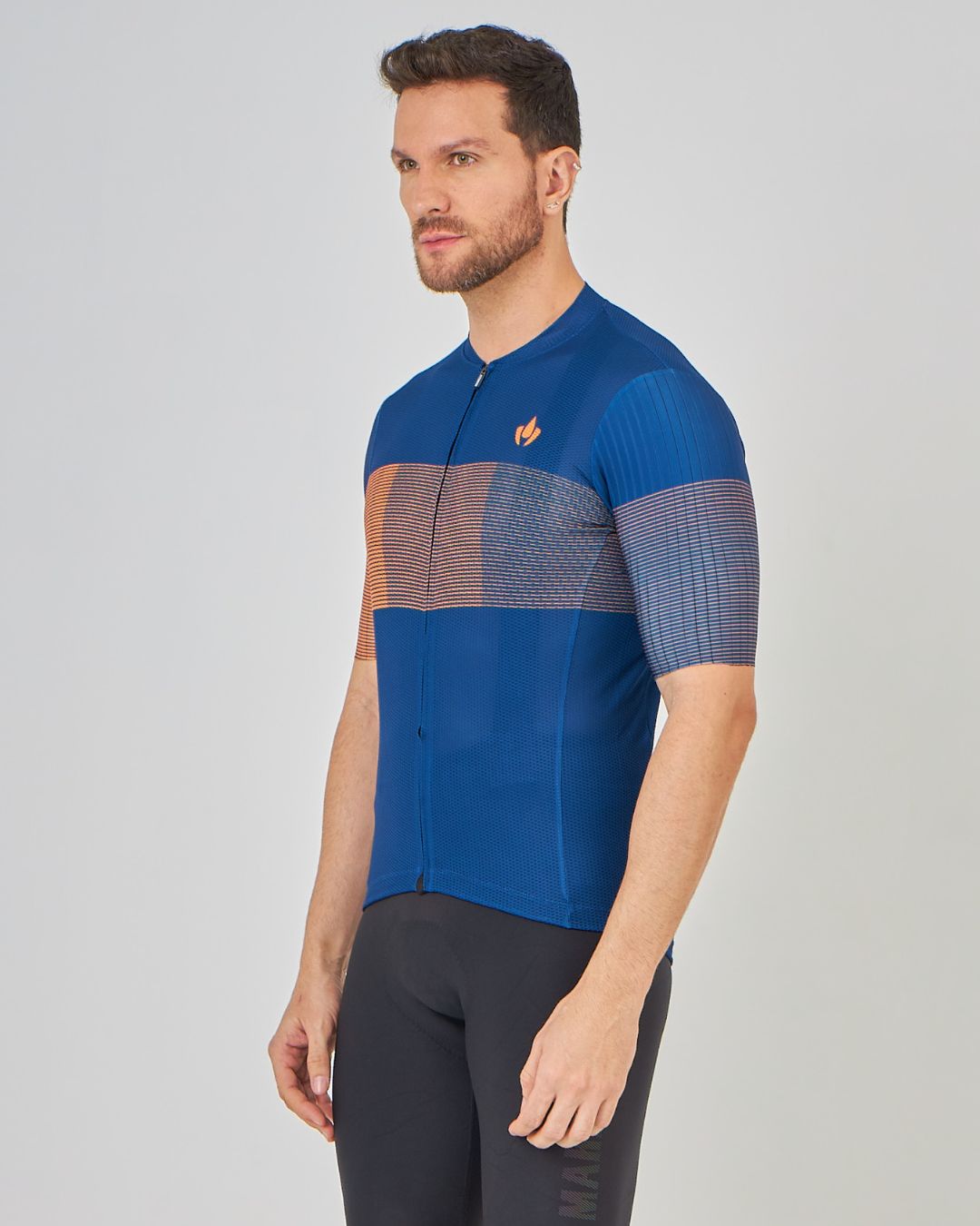 CAMISA LASER STRIPE ORANGE