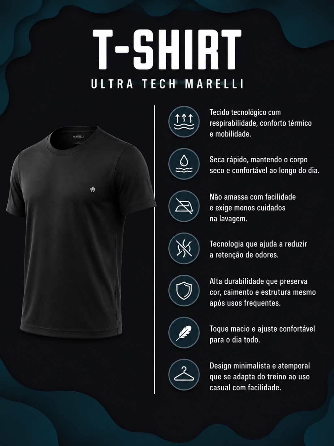 T SHIRT ULTRA TECH VINHO